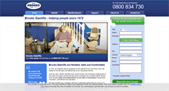 Desktop Screenshot of brooksstairlifts.co.uk