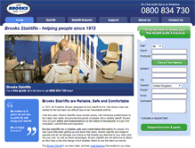 Tablet Screenshot of brooksstairlifts.co.uk